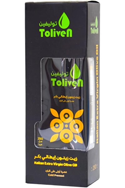 Toliven زيت زيتون إيطالي بكر ممتاز، عصرة أولى على البارد، 250 مل