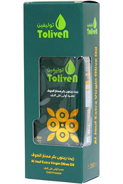 Toliven زيت زيتون الجوف، زيت زيتون بنكهة الزيتون، بكر ممتاز ومعصور على البارد...