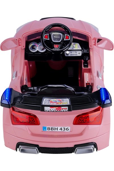 BabyHope 436 KUMANDALI 12V AKÜLÜ ARABA PASTEL PEMBE