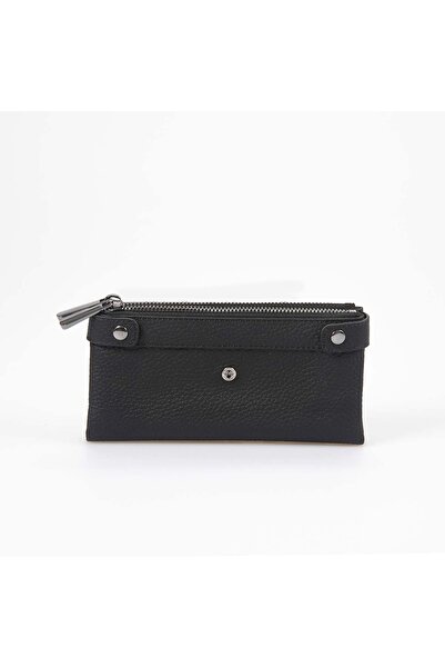 MOCASSINI Men's Floter Leather Black Handbag T007