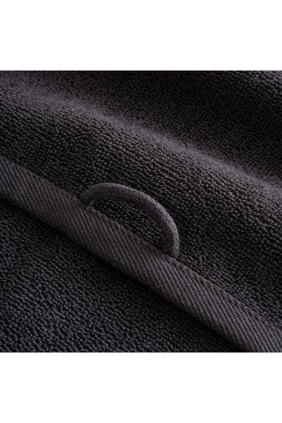 Green Black Serena Bath Towel 100% Cotton Anthracite 80X150 cm