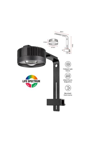 CoCo 75W Askı Tip Led Akvaryum Aydınlatma 135x55 Mm