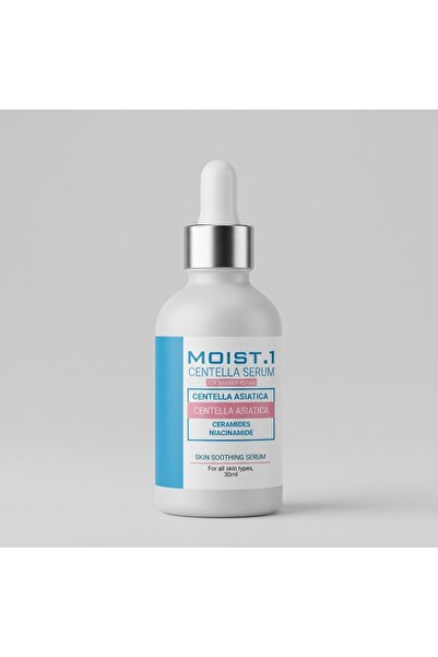 moist سيروم سنتيلا للوجه والرقبة، سيروم مرطب ومهدئ للبشرة يحتوي على سنتيلا أس...
