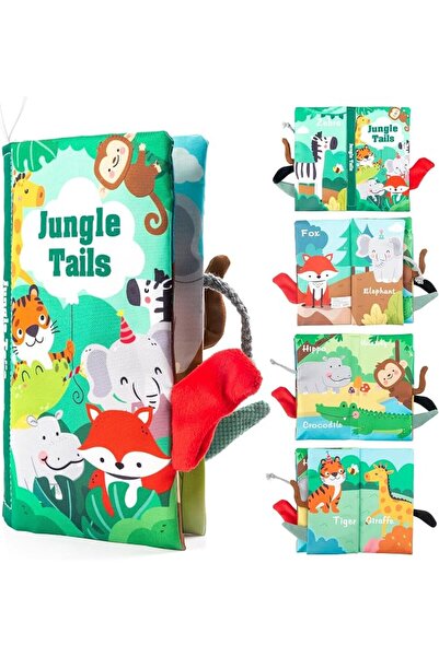TERRIFI Baby Cloth Book Sensory Toy,Suitable for Infants and Newborns Soft Cr...