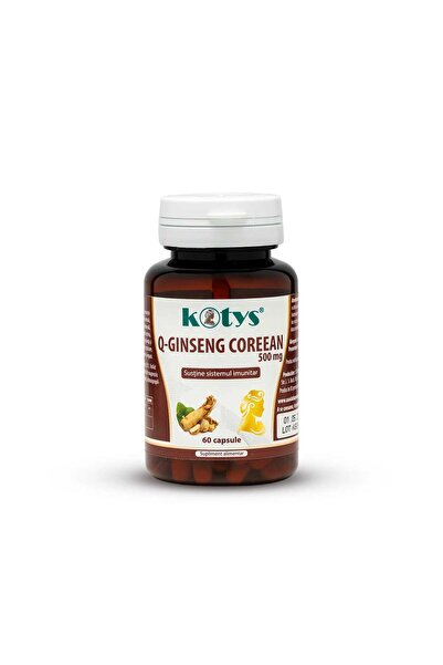 kotys Q-Ginseng Coreean, 500mg, 60 capsule,