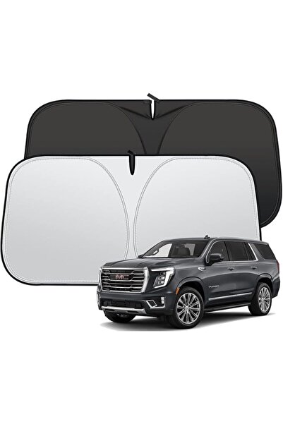Generic Foldable Car Windshield Sun Shade Compatible with GMC yukon/XL 2021-2...