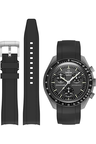 GENERAL Bands for Moonswatch Watch,Curved No Gap Silicone Strap,Compatible wi...