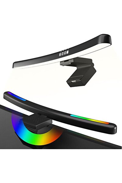 DMG TECH شريط إضاءة RGB لشاشة الكمبيوتر، مصباح شاشة الكمبيوتر مع إمكانية تعدي...