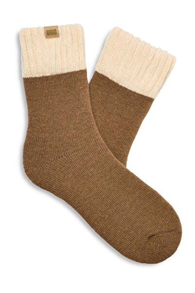 UGG M CAMDYN COZY SOCK CHESTNUT / CREAM 1145338