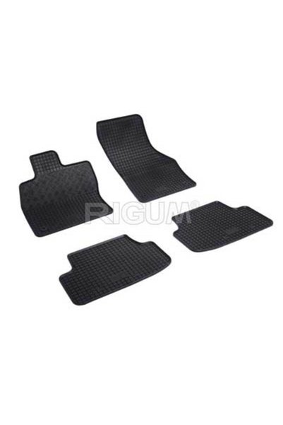 Rigum Rubber mats 902938 for VW Golf Sportsvan from 2014, black, 4 pcs.