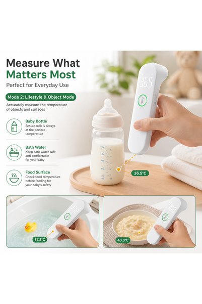 Envo Mart EnvoMart Non-Contact Infrared Forehead Thermometer – 1 Second Reading, ±0.2°C Accuracy, LED Display
