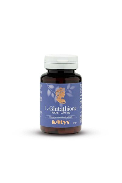 kotys L-Glutation redus 250 mg -- 60 capsule pentru protecție antioxidantă ce...