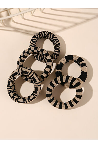 Take Two By Styli Set of 5 - Printed Hair Ties