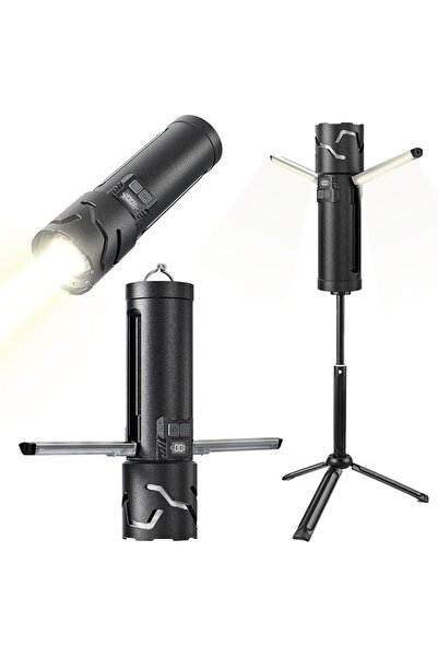 Nafas Pure NAFAS Rechargeable LED Flashlight Camping Light with Stand, 1000 H...