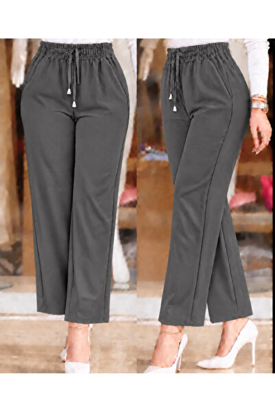 pazarella Women's Elastic Waist Pants