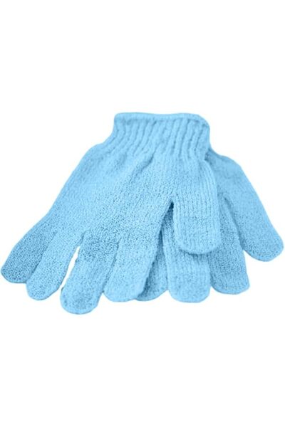 GENERAL Tzowq Double Textured Exfoliating Bath Gloves 2 Pieces
