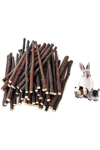 Mumoo Cat 300g Apple Sticks for Bunny, Natural Apple Branch Pet Snacks Chew T...