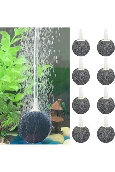 GENERAL Bukela 8 Pcs Aquarium Air Stone Ball, Bubble Diffuser Release Tool, f...