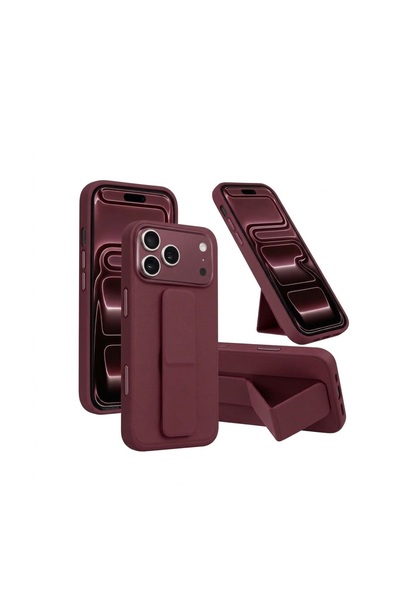 Generic Cover case for iPhones with grip 18 pro burgundy