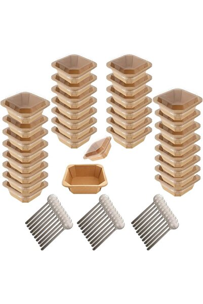 GENERAL Disposable Kraft Paper salad Bowls 30Pack(750ml)