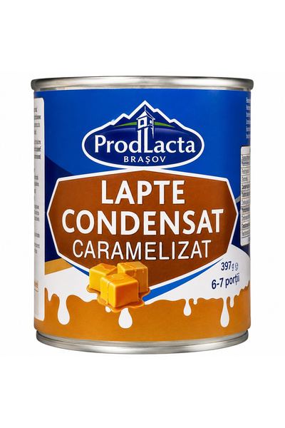 Prodlacta Lapte condensat, caramelizat, Prodlacta, 397 g