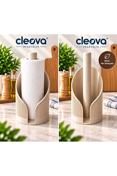 cleova Şık ve Modern Peçetelik – Mutfak Havlu Kağıtlık – Dekoratif Kağıt Havl...