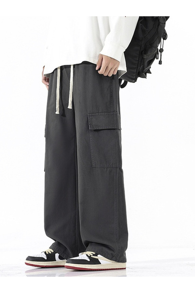 Take Two By Styli Men Loose Straight Leg Cargo Pants