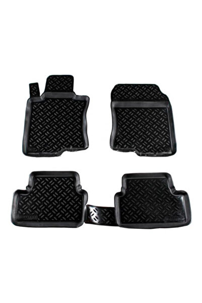 Aleron Aileron 60702 σετ πατάκια αυτοκινήτου για Honda Accord 2008-2013, μαύρ...