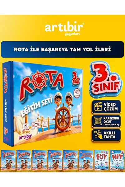 Artıbir Yayınları Artıbir 3. Sınıf Rota Eğitim Full Set (Maarif modele Uygun)