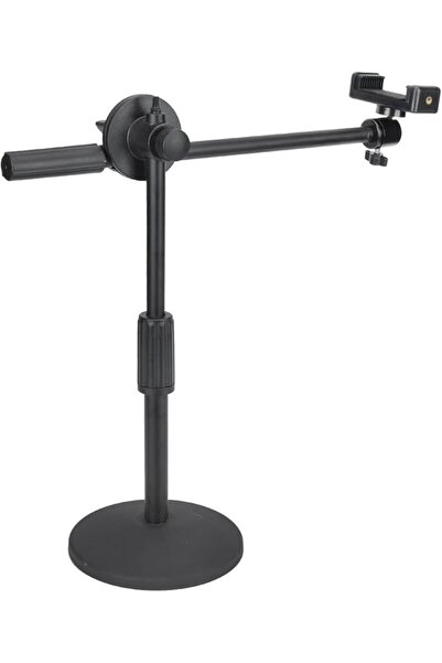 GENERAL Tablet Phone Overhead Stand, Adjustable Height Angle Phone Holder wit...