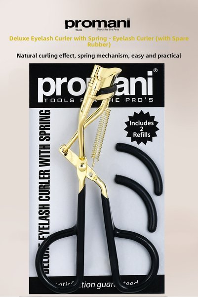 GenelTedarik Deluxe Eyelash Curler Spring - Spring-Loaded Eyelash Curler (wit...