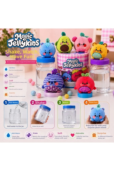 Spin Master Toys Far East Magic Jellykins Add Water and Shake Surprise Plush ...
