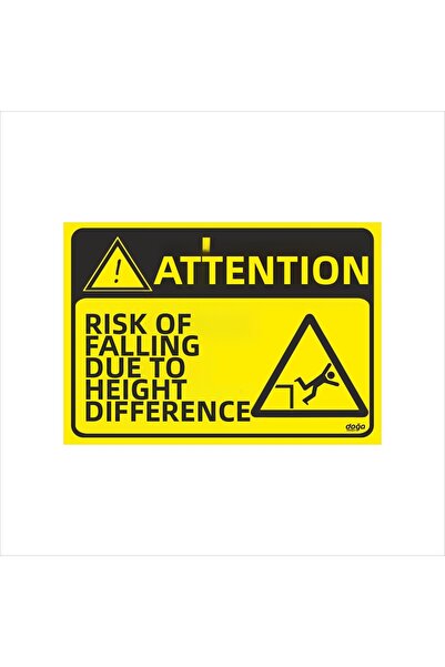 Ferizli Reklam Kot Farkı Fall Hazard Occupational Safety Signs – Warning and ...