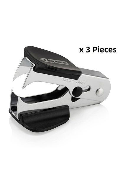 Bigpoint Staple Remover Butterfly Black X 3 Pieces