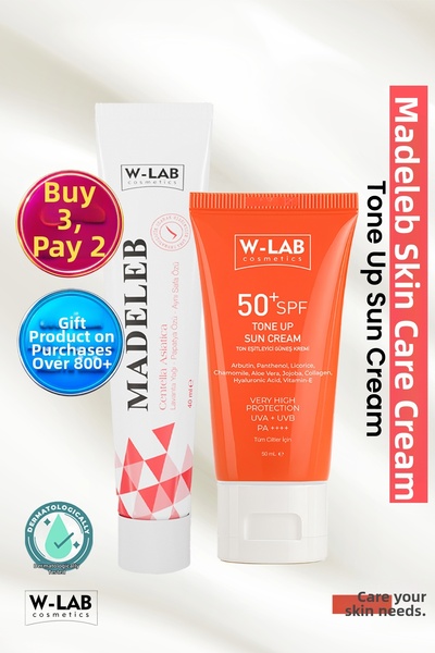 W-Lab Cosmetics Madeleb Cream 40 ml and W Lab Tone Equalizing Sunscreen 50+Spf