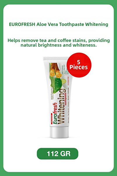 Farmasi Eurofresh Whitening Toothpaste with Miswak 112 gr x 5 Pieces