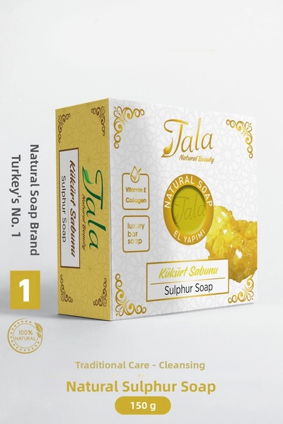 Tala صابون الكبريت الطبيعي المضاد لحب الشباب 150 جرام