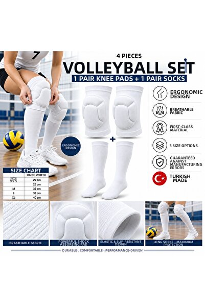 SCHMILTON Volleyball Knee Pads Volleyball Arm Sleeves Set of 2 Adult and Kids...
