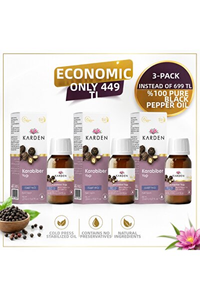 Generic Brand زيت الفلفل الأسود الطبيعي 20 مل - زيت عطري نقي دافئ وداعم للتدل...
