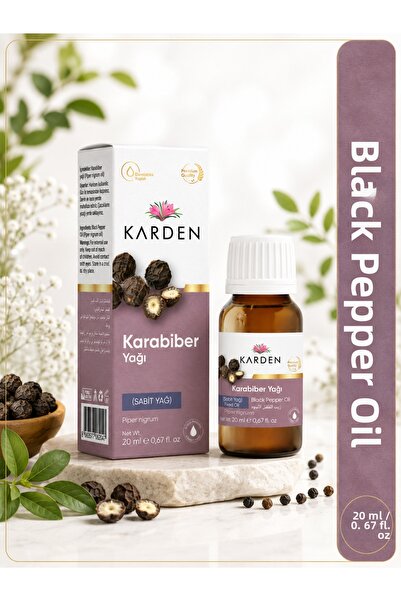 Generic Brand زيت الفلفل الأسود 20 مل - 100% خلاصة توابل طبيعية نقية