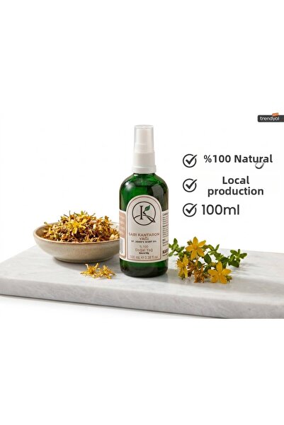KARUM زيت نبتة سانت جونز 100% زيت عشبي طبيعي 100 مل معصور على البارد