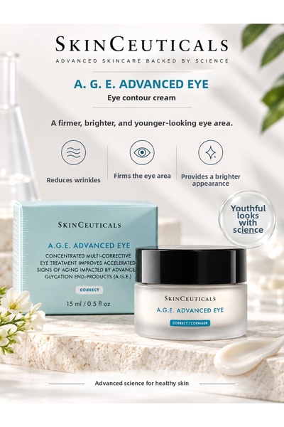 SkinCeuticals A.G.E. Advanced Eye Eye Cream 15 ml – Care Against Dark Circles...