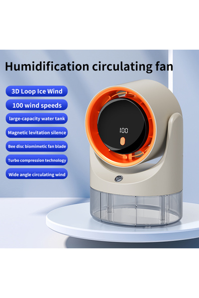 Choice1 Beige TINSOL New Compact Mini Electric Fan with Single-Hole Mist Air ...