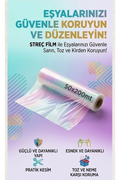 Dayanıklı Pratik Streç Film
