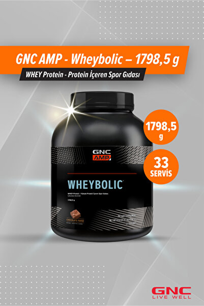 GNC AMP - Wheybolic – 1798,5 g (33 servis) - Çikolata Aromalı