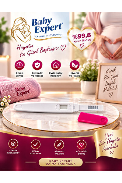 Baby Expert Erken Gebelik Testi %99.8 Kesin Sonuç X 5 Adet