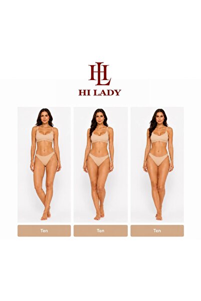 Hilady 3 Pack Ten Women's Bikini Panties