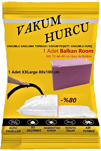 Genel Markalar Xxlarge 80x100 Cm Vakumlu Hurç - Vakumlu Poşet -