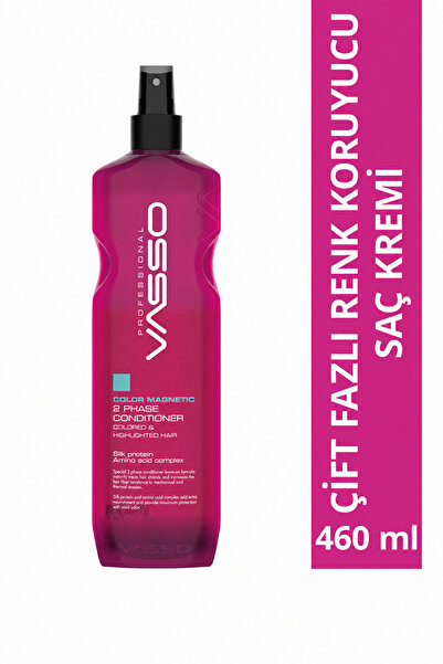 VASSO WOMEN Boyalı Saçlar Için Ipek Proteinli Çift Fazlı Durulanmayan Parlakl...