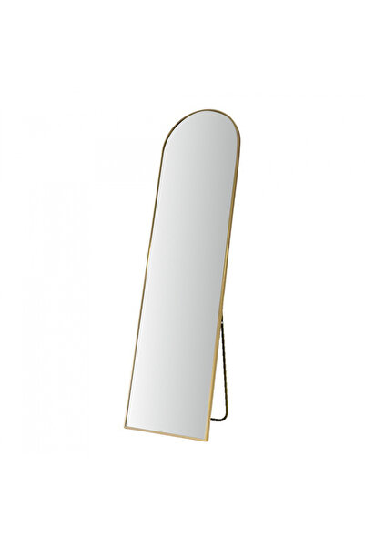 BM GİFT DESİGN Oglindă decorativă de podea, ramă metalică aurie, 150x40 cm